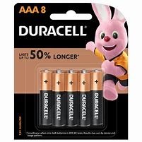 DURACELL PLUS ALKALINE 100% AAA 8 PACK (LR03) (332408)